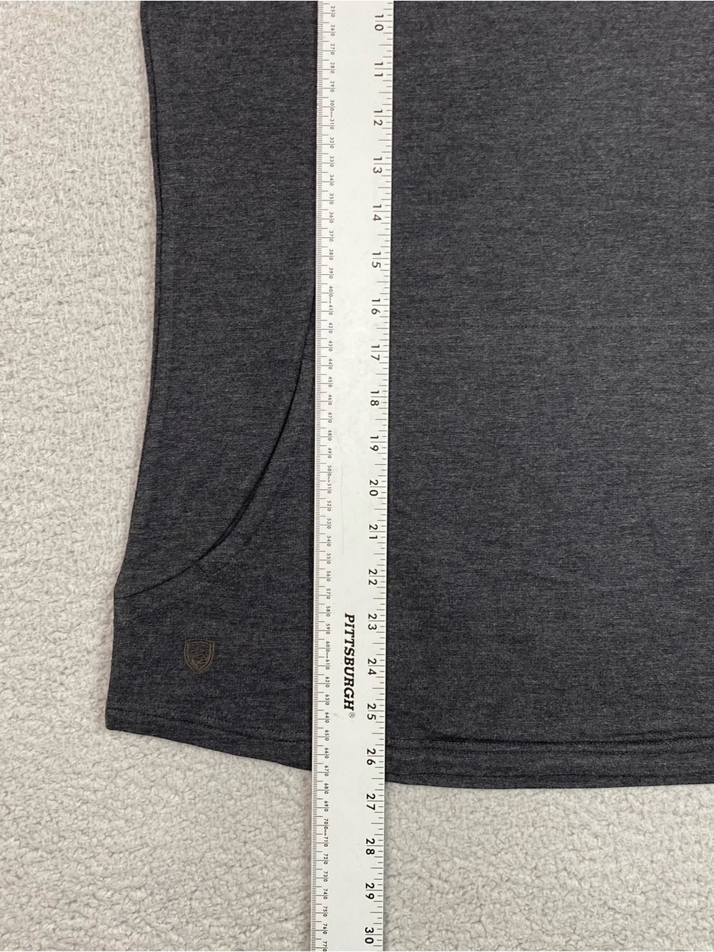 Kuhl Stretch Hoodie Women's Size M Gray Pullover Outdoor Hiking Sweatshirt EUC - Picture 8 of 11